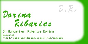 dorina ribarics business card